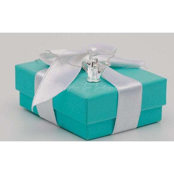 Rare Tiffany & Co. Watering Can Gardening Necklace Vintage 24" Chain - Picture 2 of 10